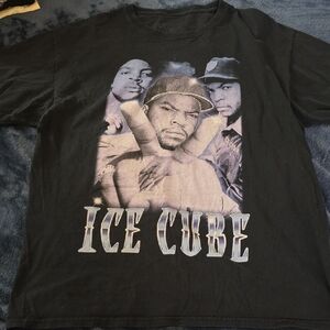 Black Graphic T-Shirt, ICE CUBE
